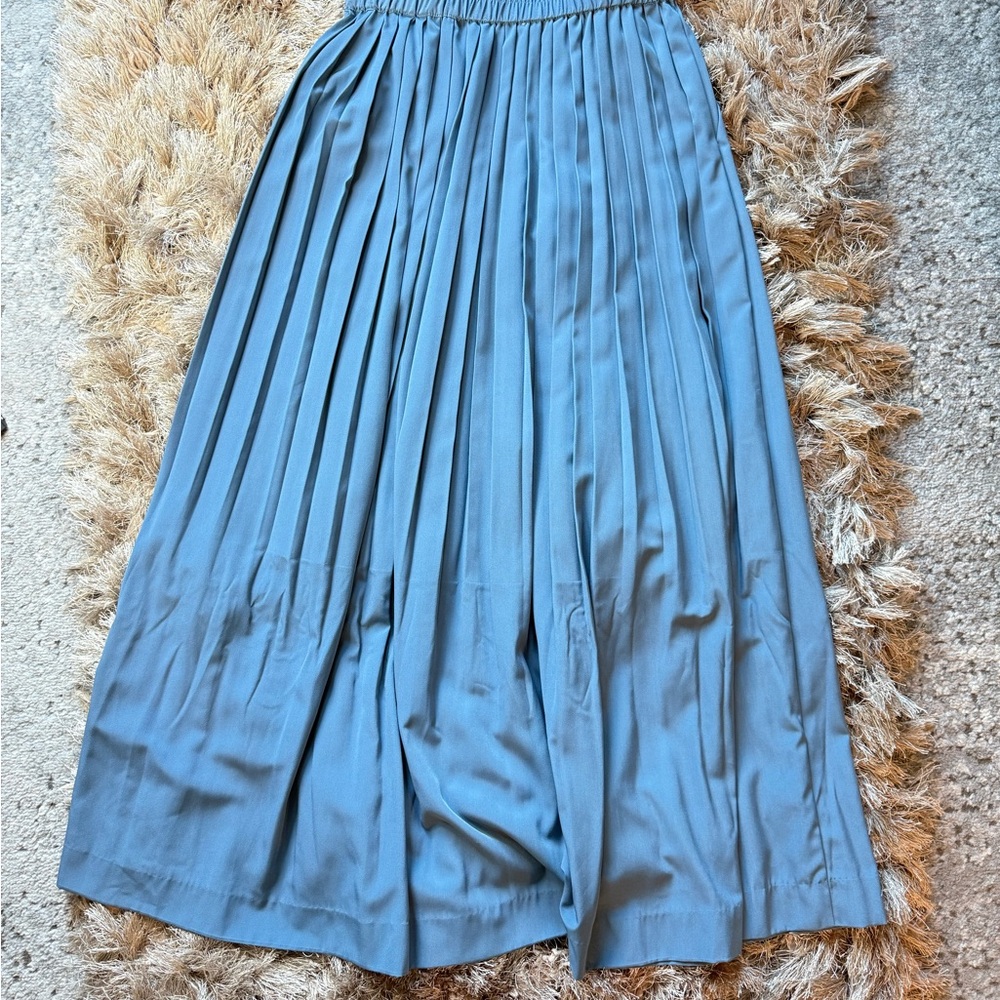 Halston Heritage A-Line Blue Skirt